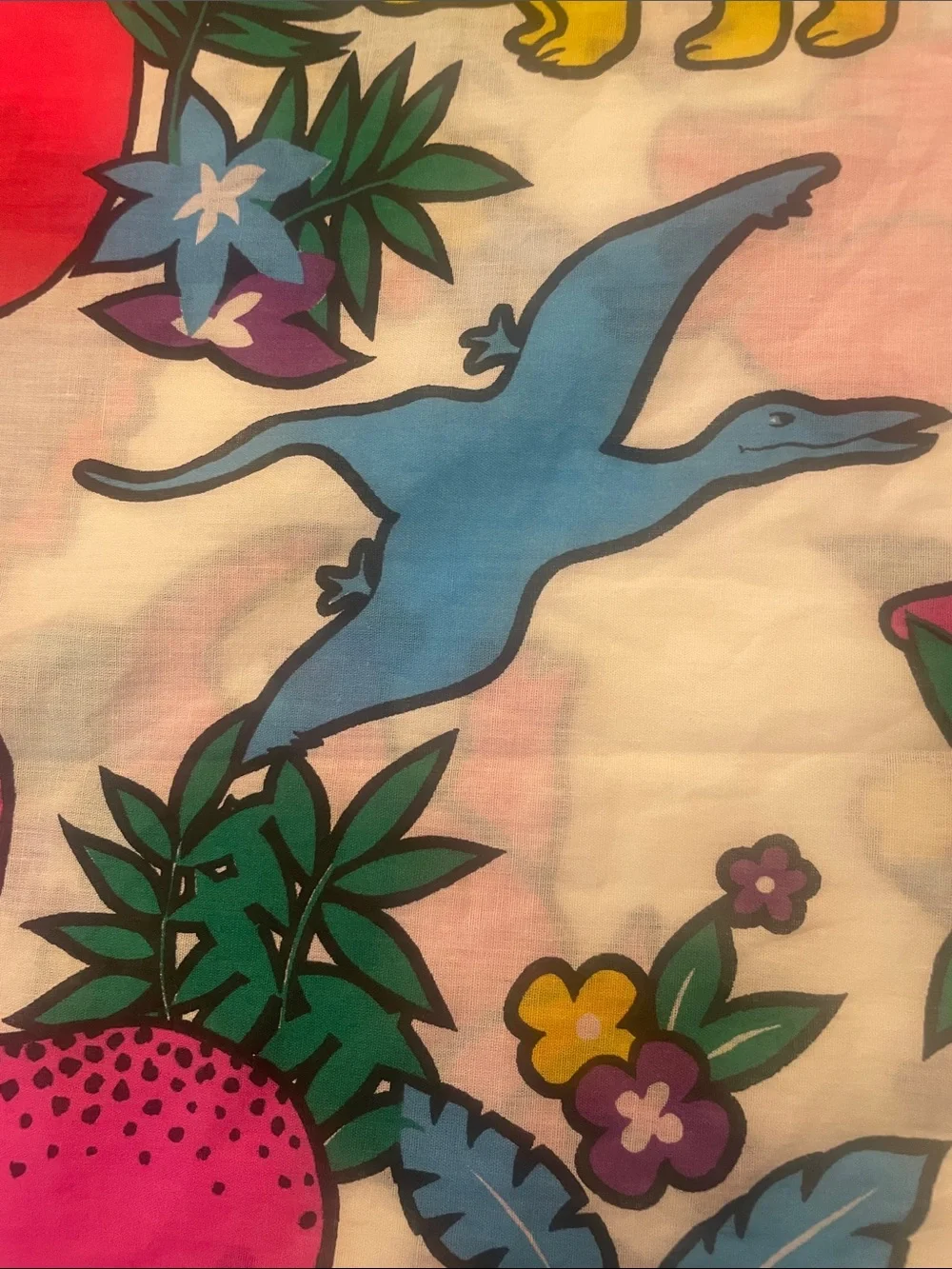 Vintage 80s dinosaur